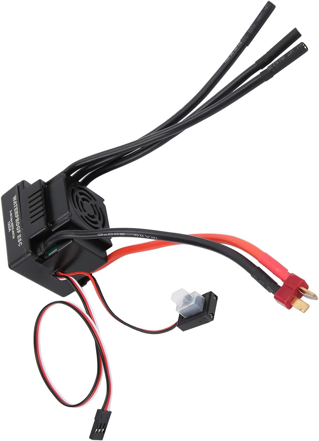 Fydun 120A RC Bl Waterproof Electronic Speed Controller ESC for 18 110 RC Car Model Ornntss