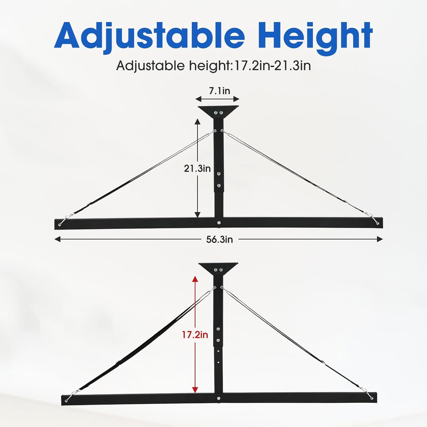 Morohope Estante de almacenamiento para kayak, estantes de pared resistentes para garaje y almacenamiento al aire libre, estante de almacenamiento
