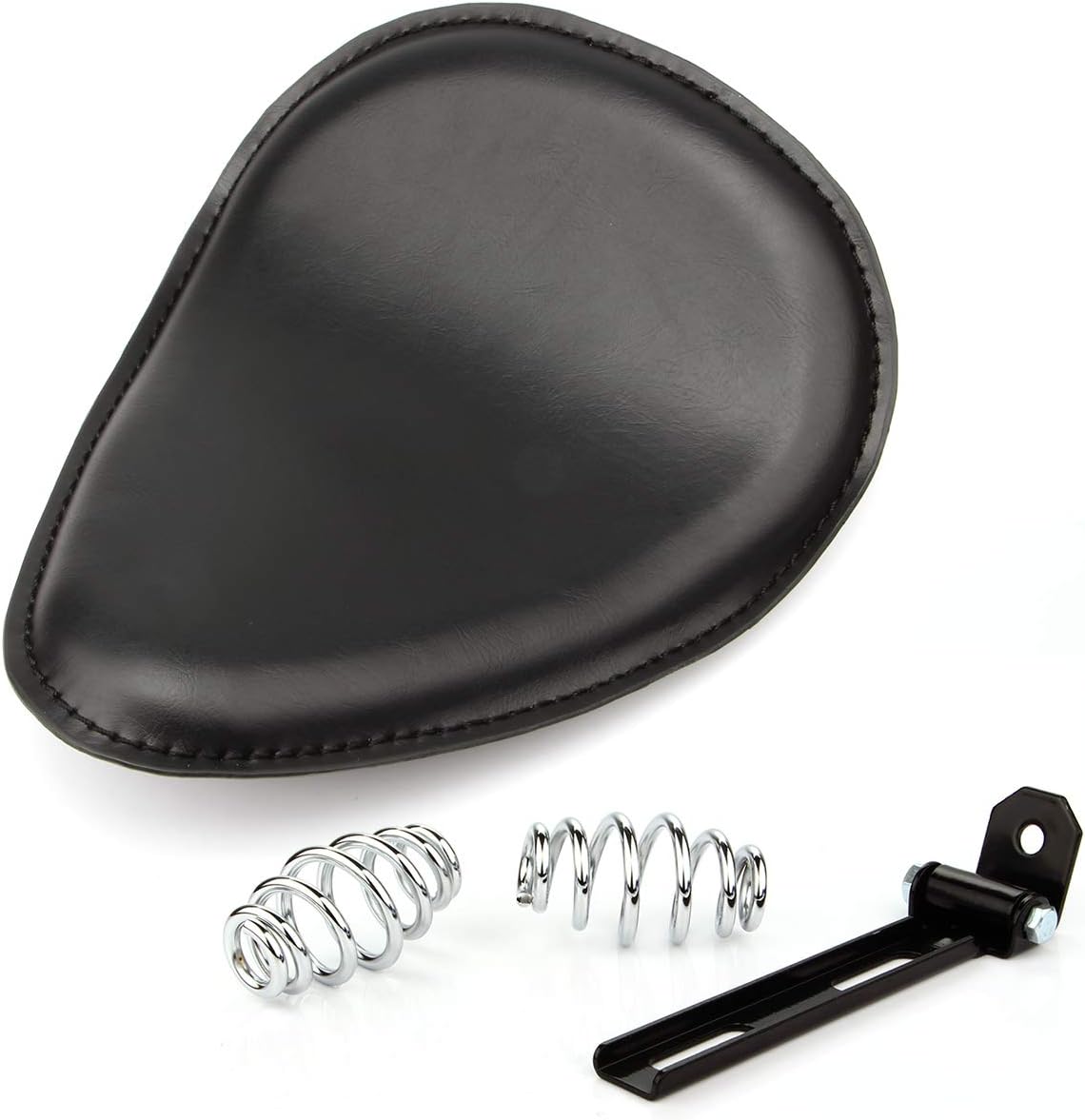Kit de soporte de montaje de muelles de asiento de motocicleta de cuero compatible con Harley Honda, Yamaha, Kawasaki, Suzuki, Sportster, Bobber