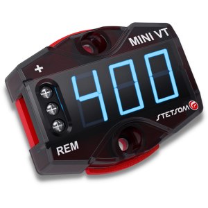 Stetsom MiniVT-HV (alto voltaje) Pantalla digital Mini voltímetro LED azul de alta precisión, hasta 455 V CC, panel de voltaje de batería de Stetsom MiniVT-HV (alto voltaje) Pantalla digital Mini voltímetro LED azul de alta precisión, hasta 455 V CC, panel de voltaje de batería de