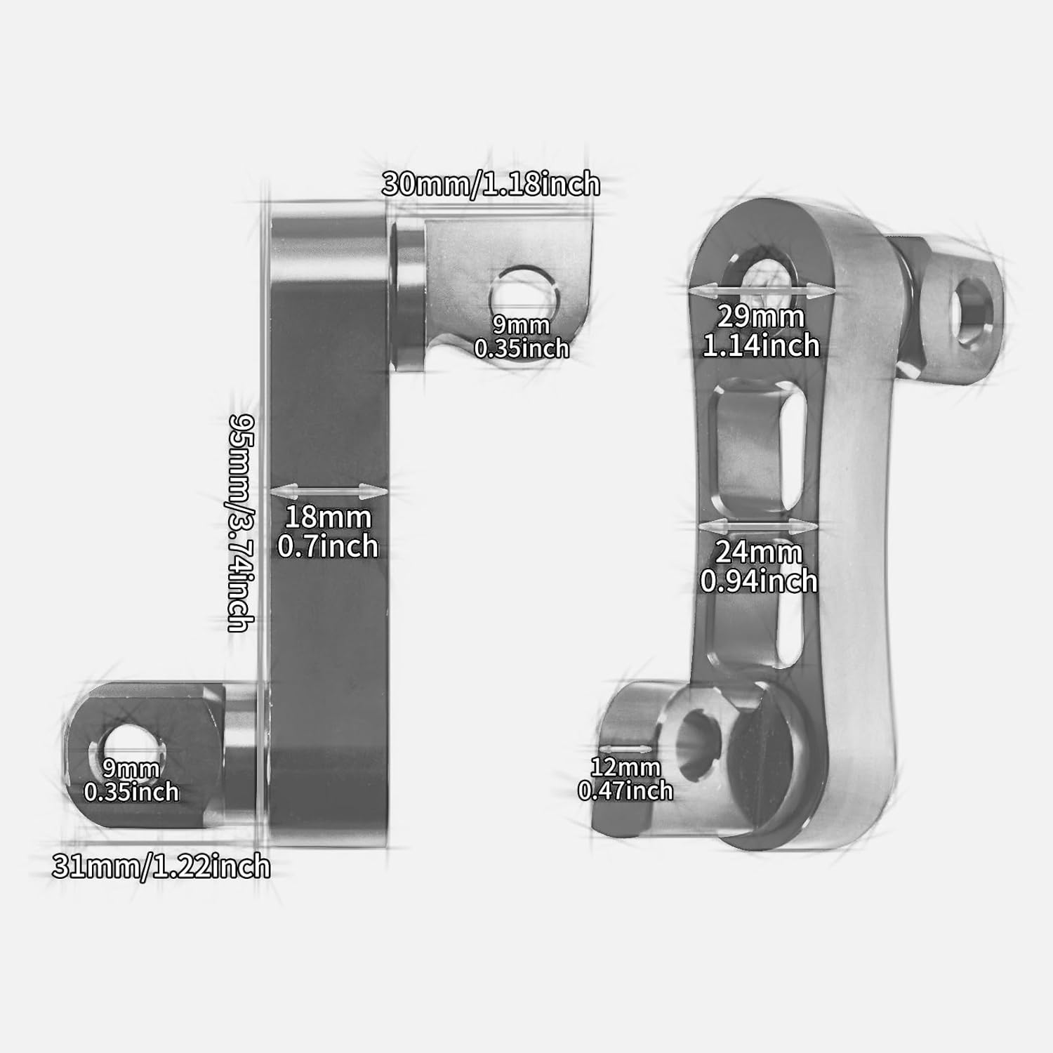 Estriberas ajustables para motocicleta, clavijas de autopista para montaje masculino, abrazadera, abrazadera, soporte para Harley Sportster, Dyna,