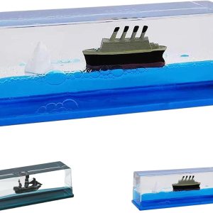 Botella líquida líquida de deriva de barco pirata, pisapapeles de onda líquida Titanic, decoración de escritorio, perla negra, barco pirata, Botella líquida líquida de deriva de barco pirata, pisapapeles de onda líquida Titanic, decoración de escritorio, perla negra, barco pirata,