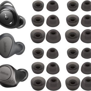 12 pares Compatible con las almohadillas Anker Soundcore Life & Liberty Series, LMS agujero interior de 0.157 pulgadas de repuesto de silicona de 12 pares Compatible con las almohadillas Anker Soundcore Life & Liberty Series, LMS agujero interior de 0.157 pulgadas de repuesto de silicona de