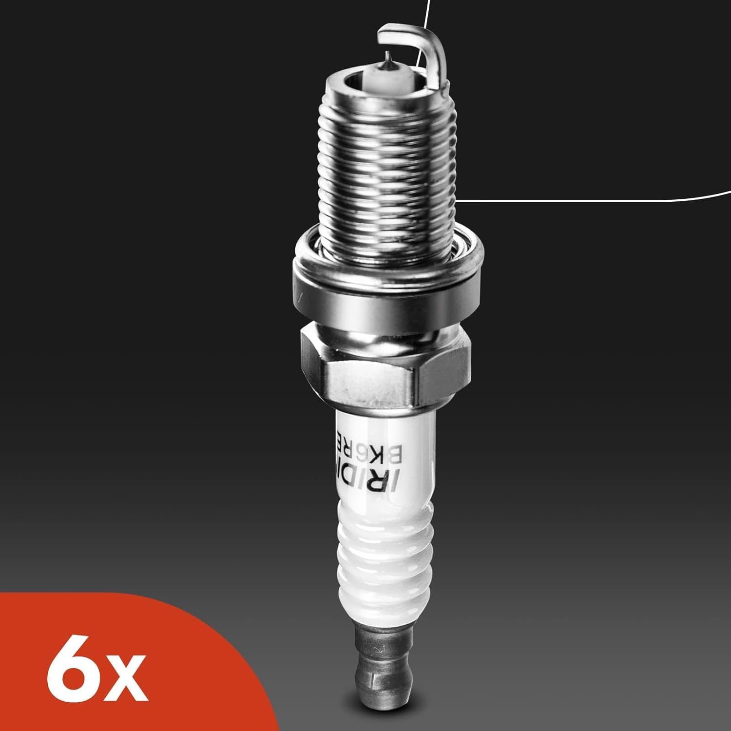 A-Premium Paquete de 3 bobinas de encendido (negro) y 6 bujías de iridio compatibles con Chevrolet Malibu Impala Venture Buick LaCrosse Cadillac