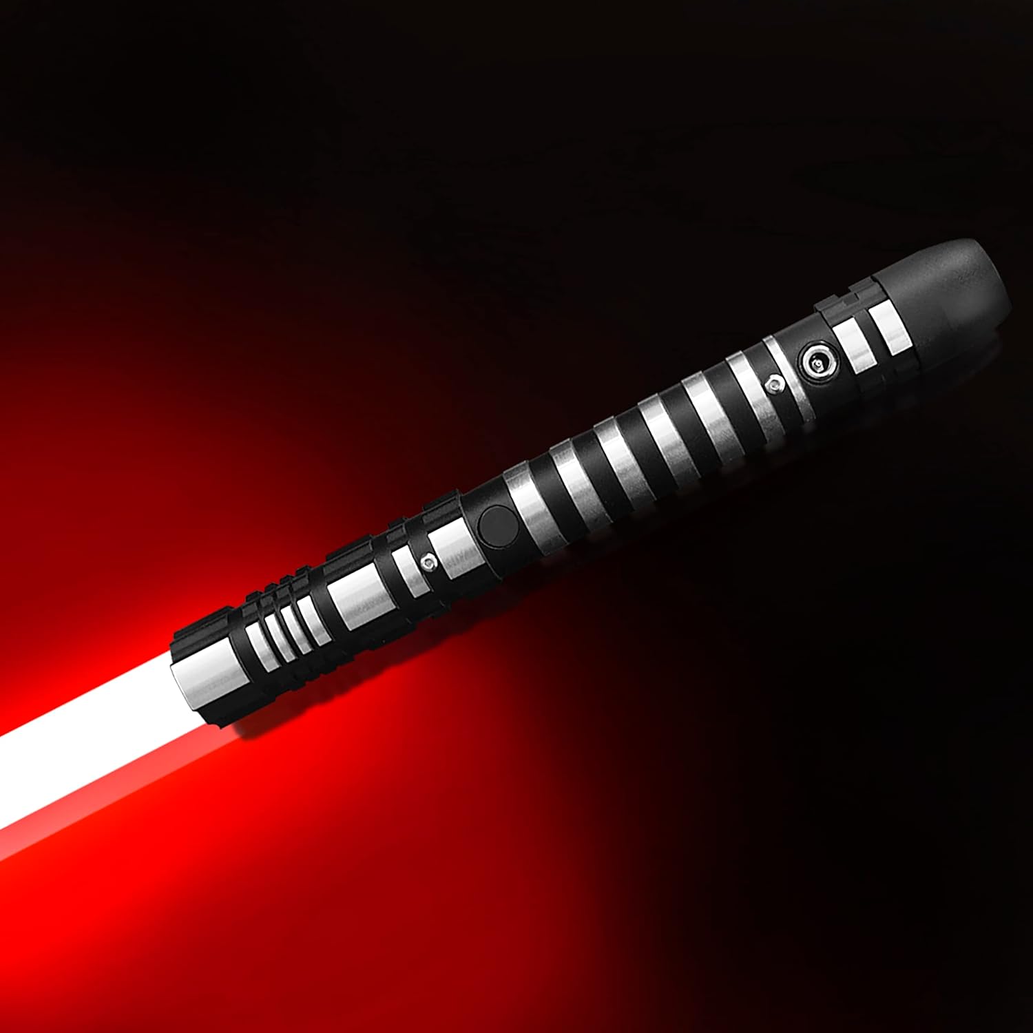 YDD Sable de luz LED de metal ligero de aluminio, Ghost Premium Force FX Black Series Light Ser para adultos aguanta duelos realmente fuertes.