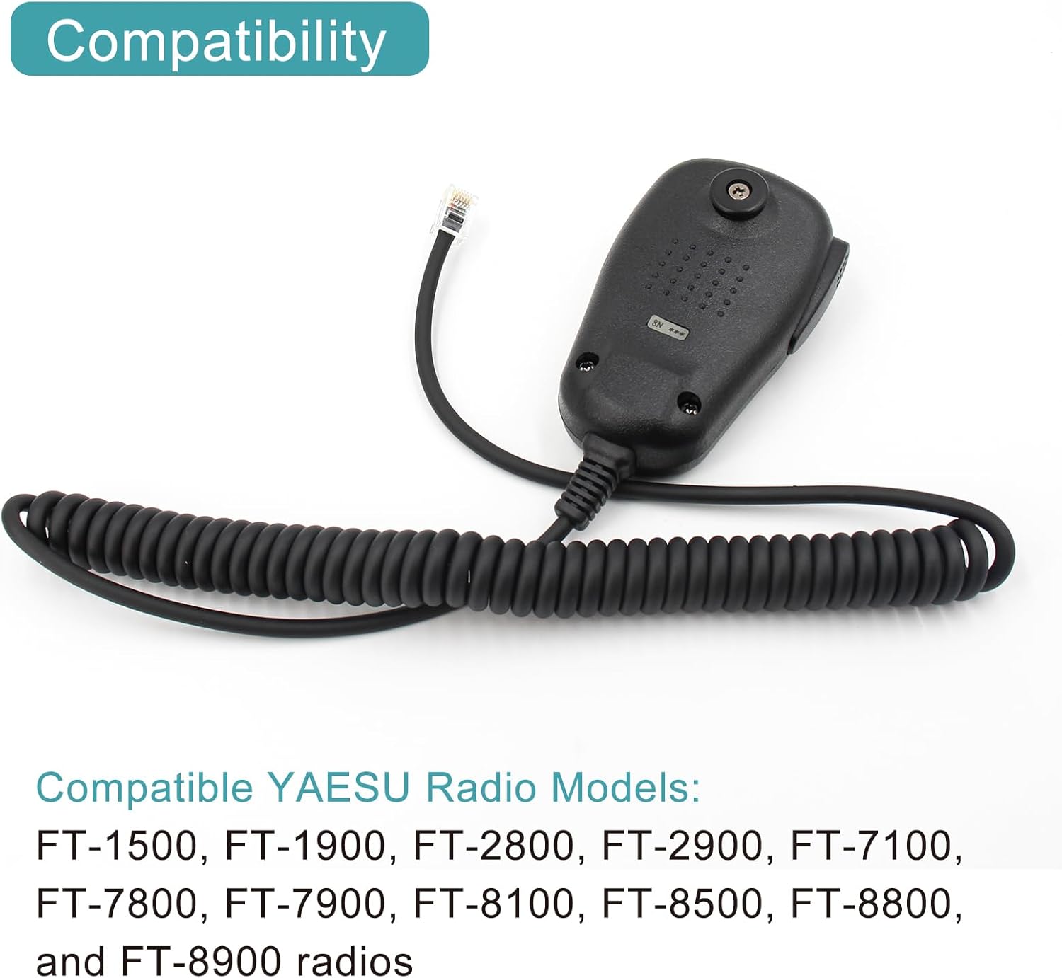 Reemplazar el micrófono de altavoz de mano MH-48A6J DTMF para Yaesu FT-2900R FT-8900R FT-7900R FT-7800R FT-8800R FT-8900R FT-7900R FT-7100M1