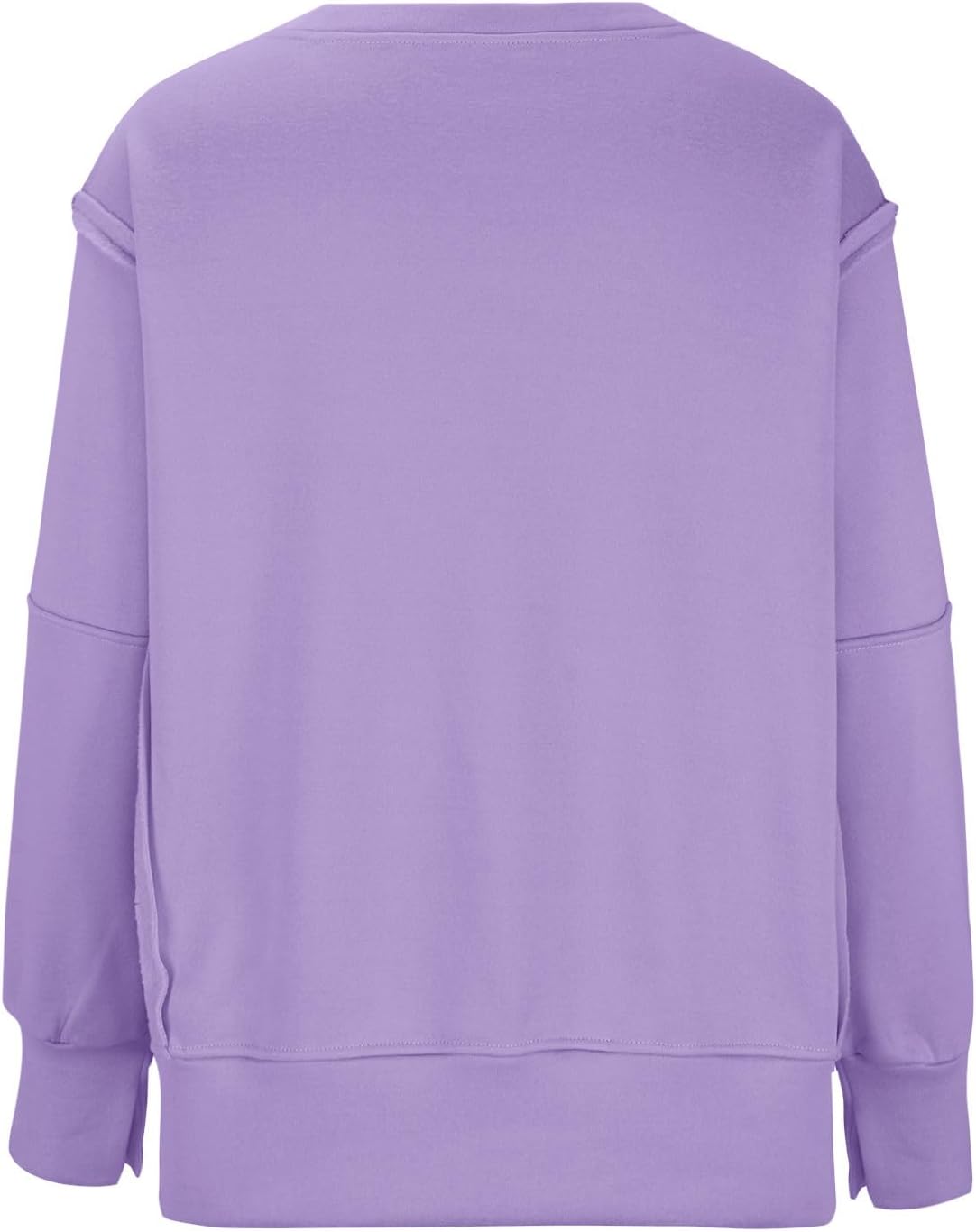 Camisetas para mujer, para otoño e invierno, a la moda, casual, elegante, ligera, con cuello redondo, de manga larga, ajuste holgado