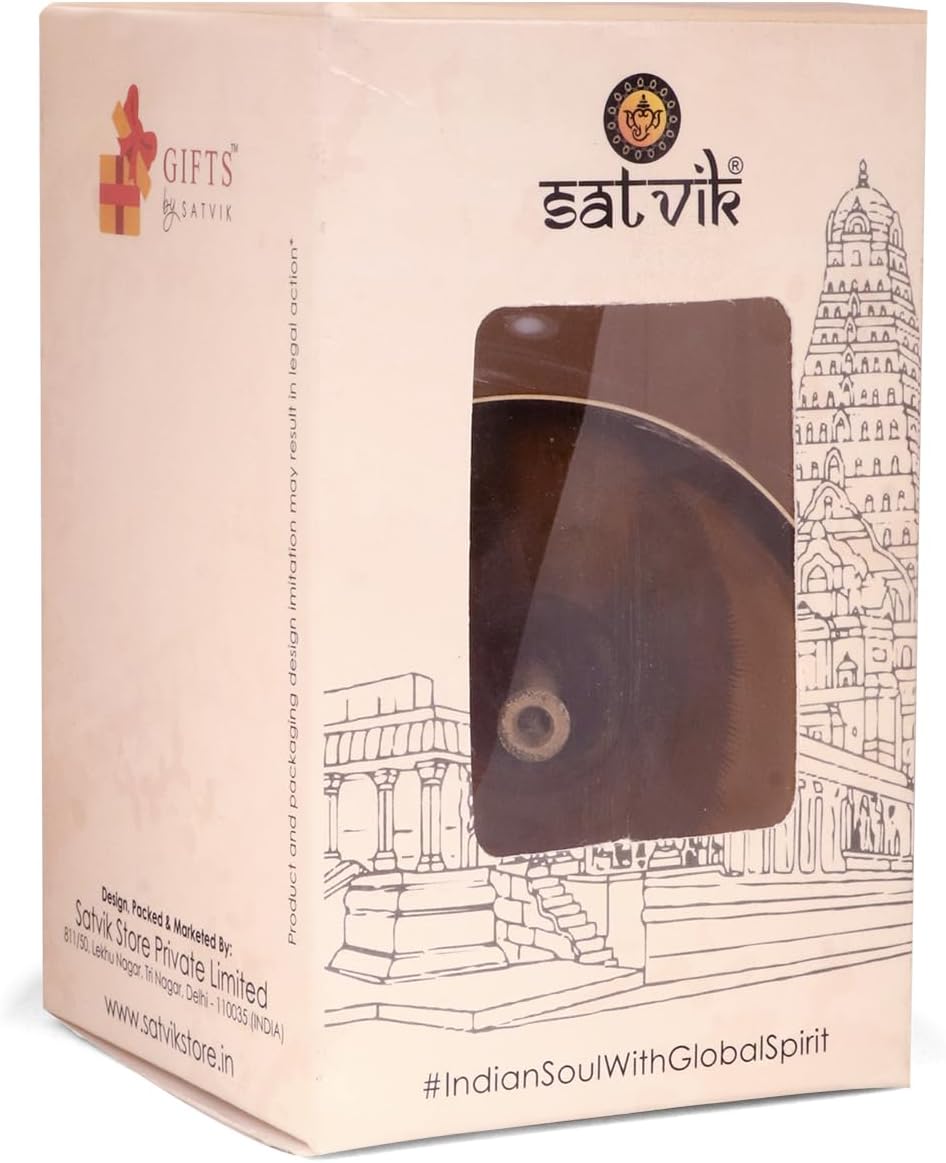 Satvik Diya de latón con Akhand Jyot Diwali  Deepawali Decoración Soporte para luz de té, lámpara de aceite, lámpara Puja para el hogar y el templo,