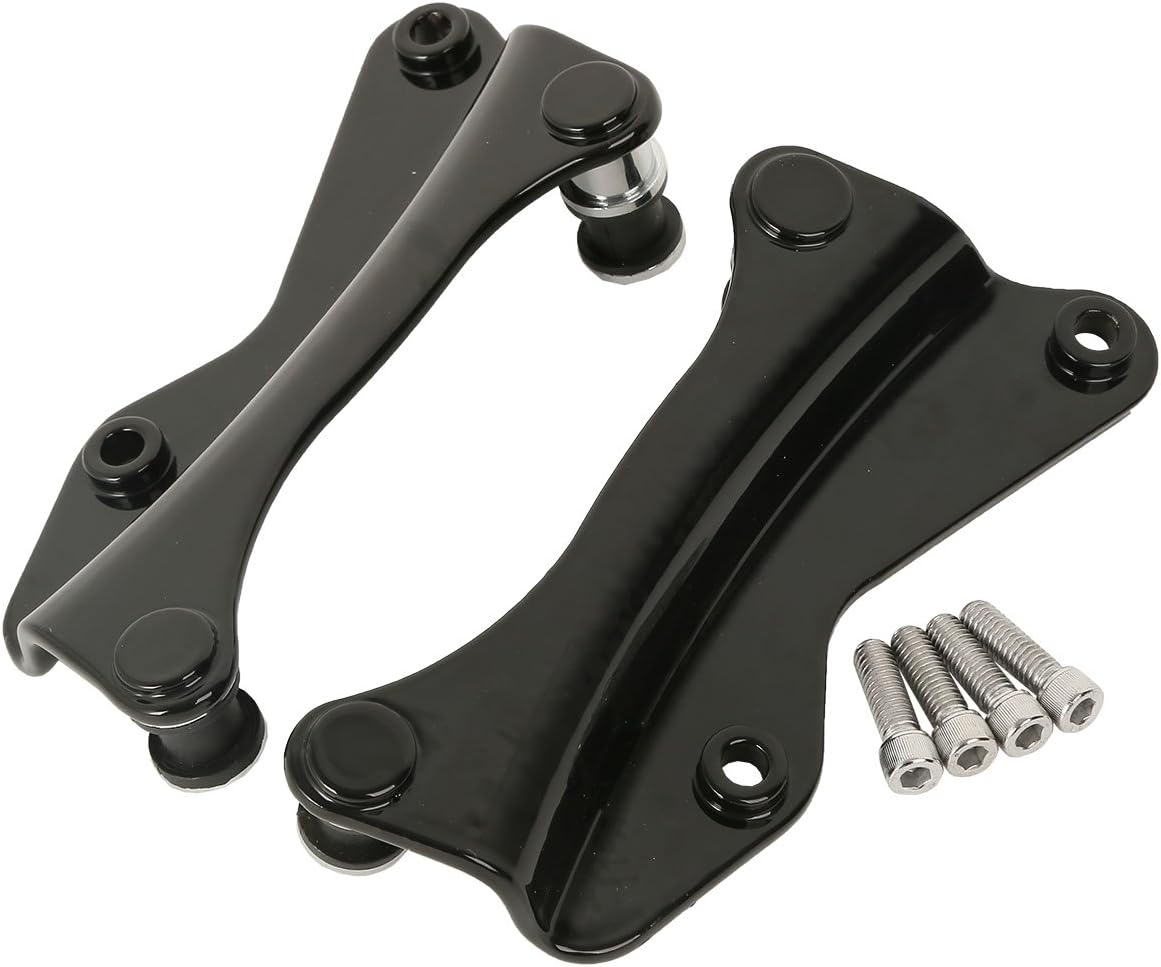 Respaldo desmontable TCMT para pasajero con portaequipajes y kit de accesorios de acoplamiento de 4 puntos para Harley Touring 2009-2020