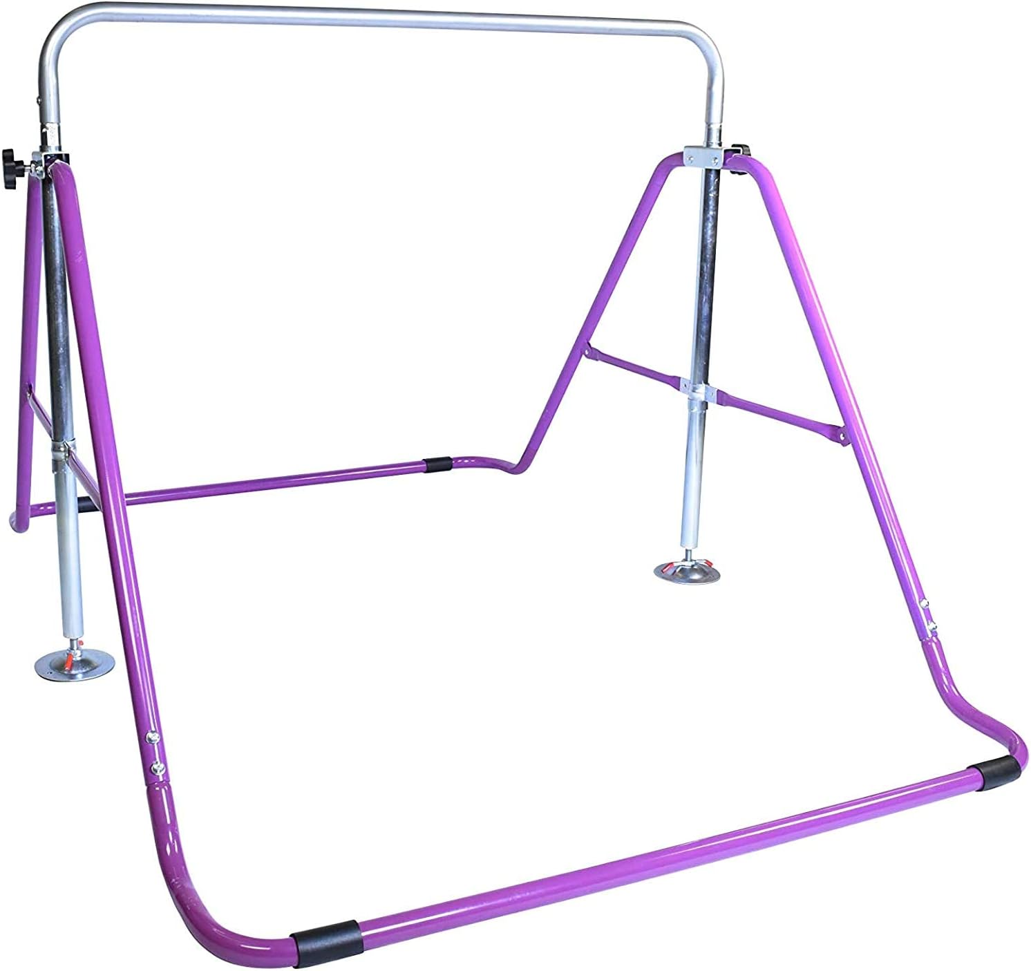 Barra de gimnasia para niños de Gympro, con 2 x 6 tapetes para tumbas, para gimnasio en la selva, barra de entrenamiento horizontal para niños,