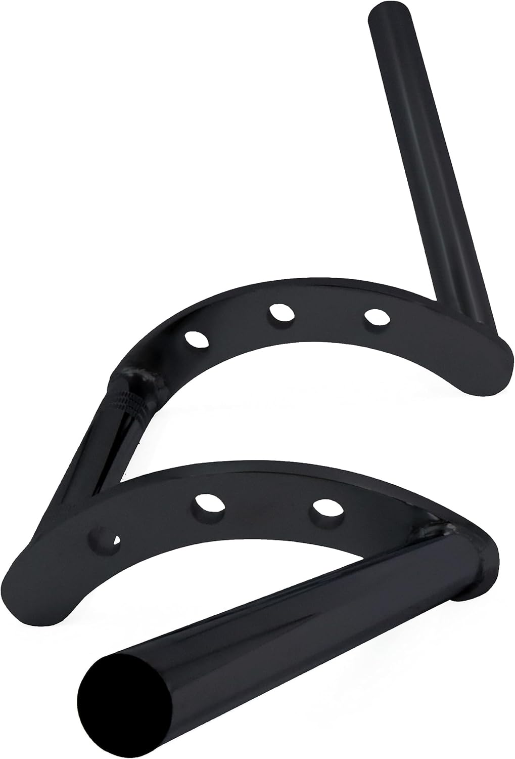 Colgador de motocicleta de 1 pulgada 0.984 in Ace Cafe Racer Clubman manillar manillar barra compatible con Harley Sportster XL883 XL1200 (negro en