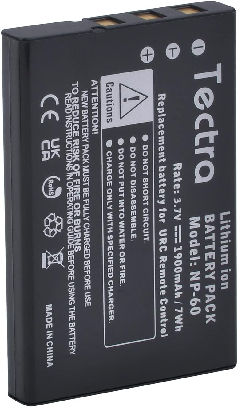 Paquete de 2 baterías de 1900 mAh compatibles con control remoto universal URC 11N09T NC0910 RLI-007-1 LIT0404, MX-810, MX-880, MX-890, MX-950,