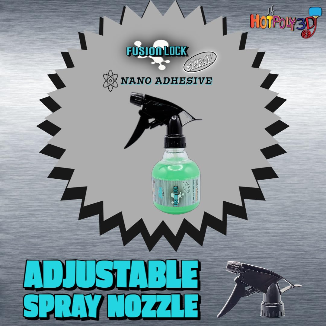 Adhesivo en aerosol para impresora 3D a prueba de deformación – PROMO incluye grasa para impresora 3D GRATIS – FusionLock Nano Adhesive Spray 8.5 fl