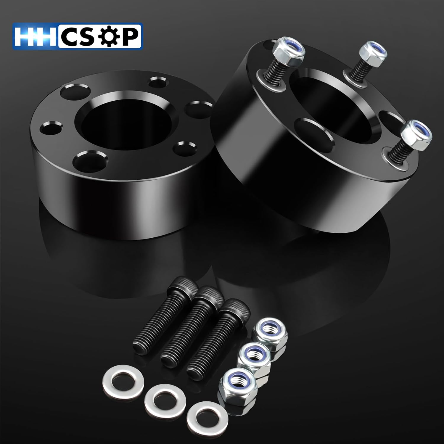 HHCSOP Kit de elevación de nivelación delantera de 3 pulgadas para Dodge Ram 1500 4WD 2006-2023, Dodge Dakota 2WD 4WD 2006-2009 Raider 2WD 4WD, kit