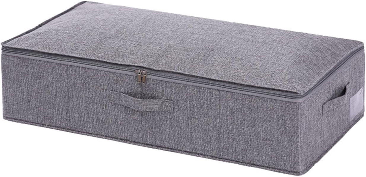 Woedpez Bolsas de almacenamiento de ropa transpirables plegables para debajo de la cama, caja de almacenamiento para ropa de cama de edredón,