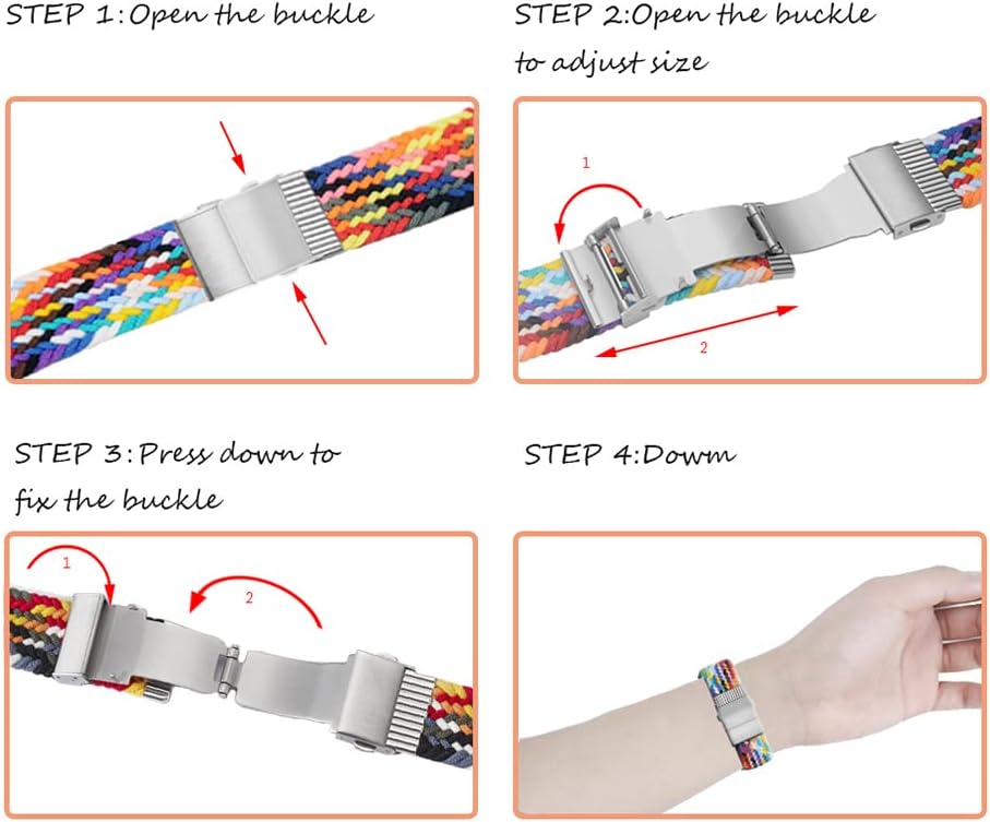 Pulsera de alerta médica personalizada de nailon trenzado elástico médico, pulseras de identificación de emergencia, grabado gratis, pulsera de