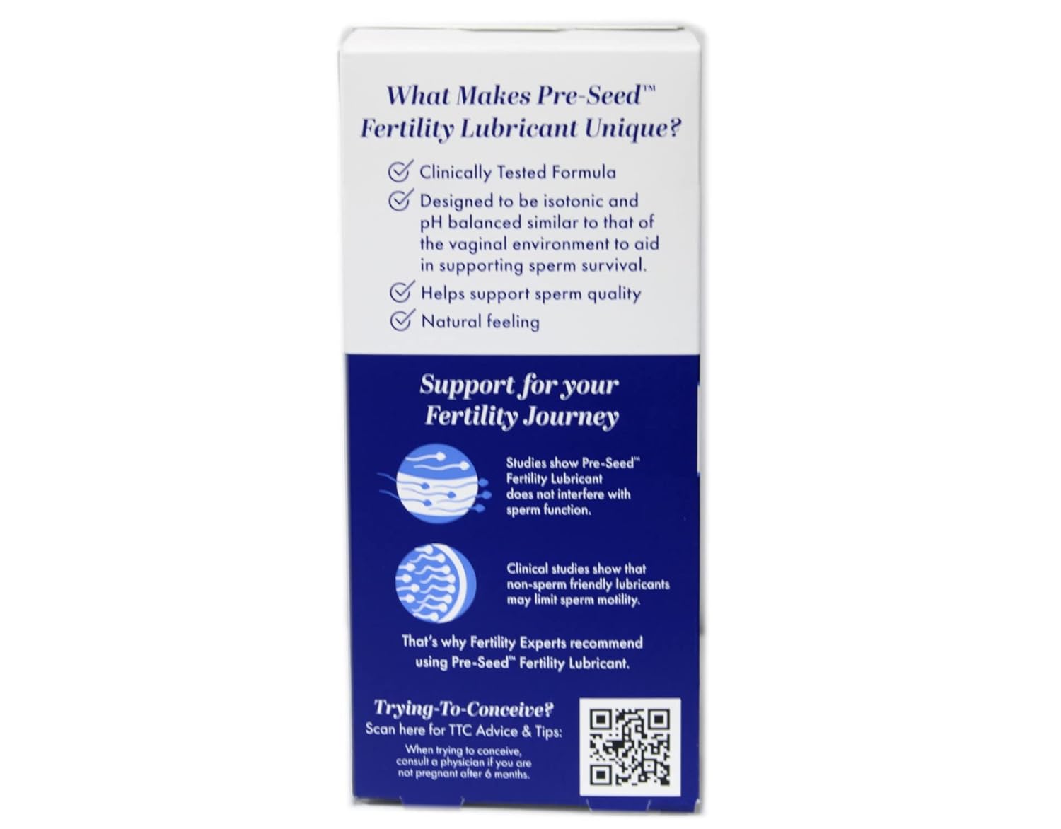 Pre-Seed Lubricante personal apto para fertilidad – Paquete de 9