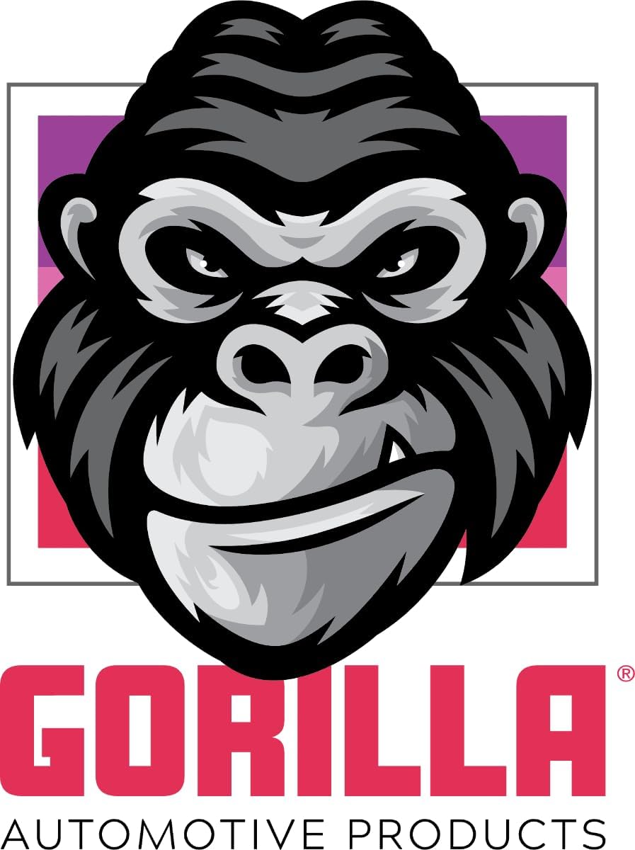 Gorilla Automotive 10010FG Gor L.P. Tiras de 12 onzas de 52-3 onzas, color plateado