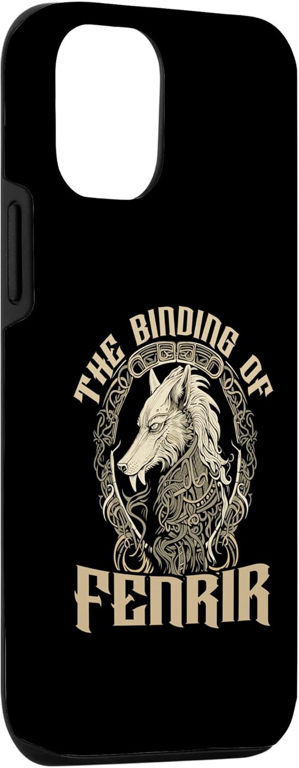 Funda para iPhone 13 Fenrir Wolf Viking Orgullo escandinavo Norsemen Odines Wolf