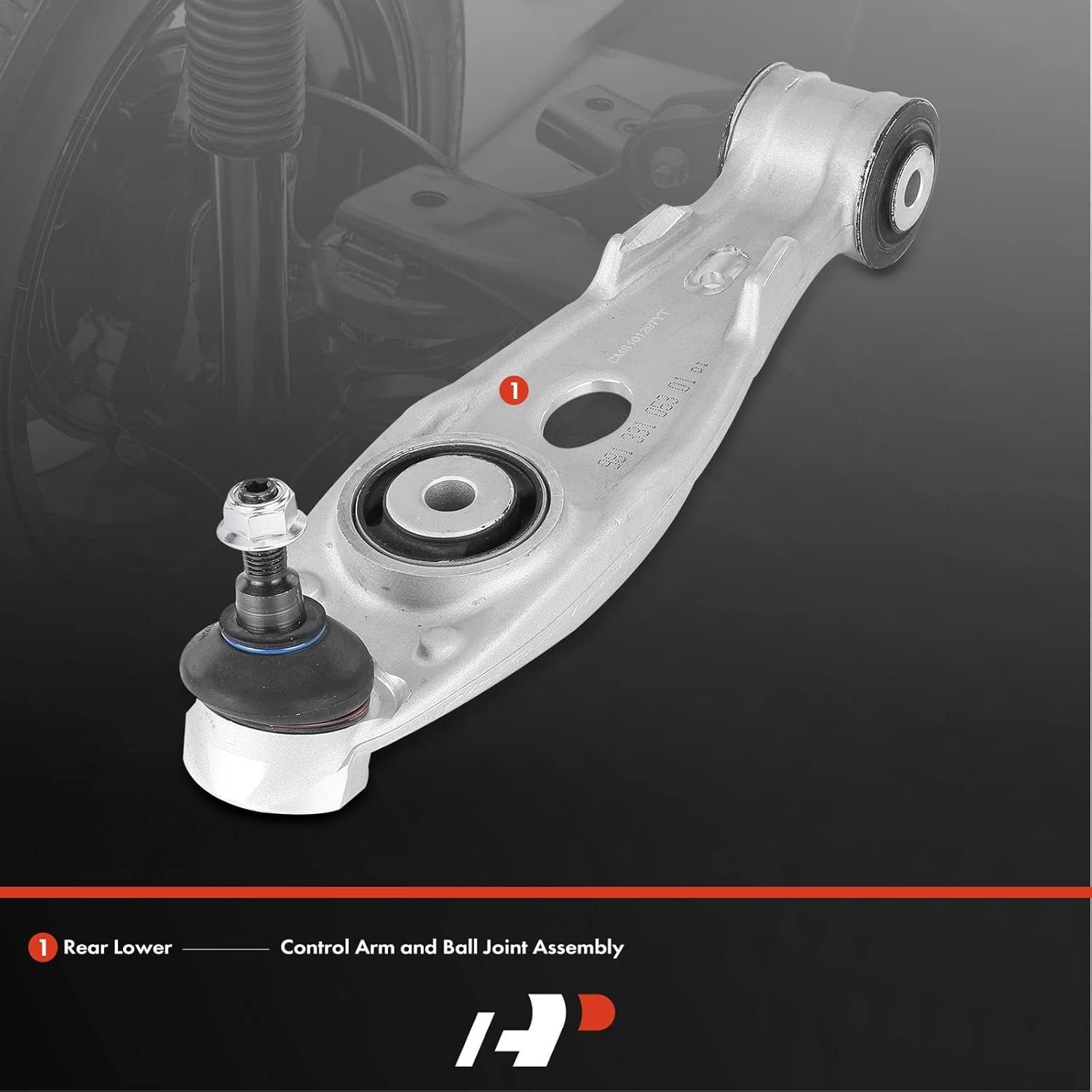 A-Premium Brazo de control inferior delantero y trasero, con rótula y buje, compatible con Porsche 911 1999-2013, Boxster 1997-2012, Cayman 2006-2012