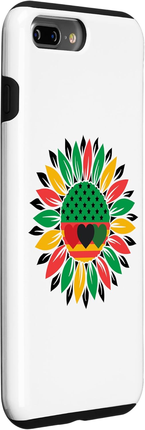 iPhone 7 Plus8 Plus African American Black Pride Juneteenth Sunflower Case