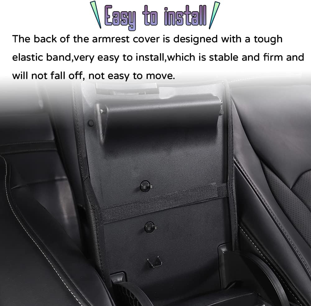 Accesorios interiores personalizados para Lexus RX 350 350L 450h 450hL 2015 2016-2022 cuero sintético consola central reposabrazos caja cubierta