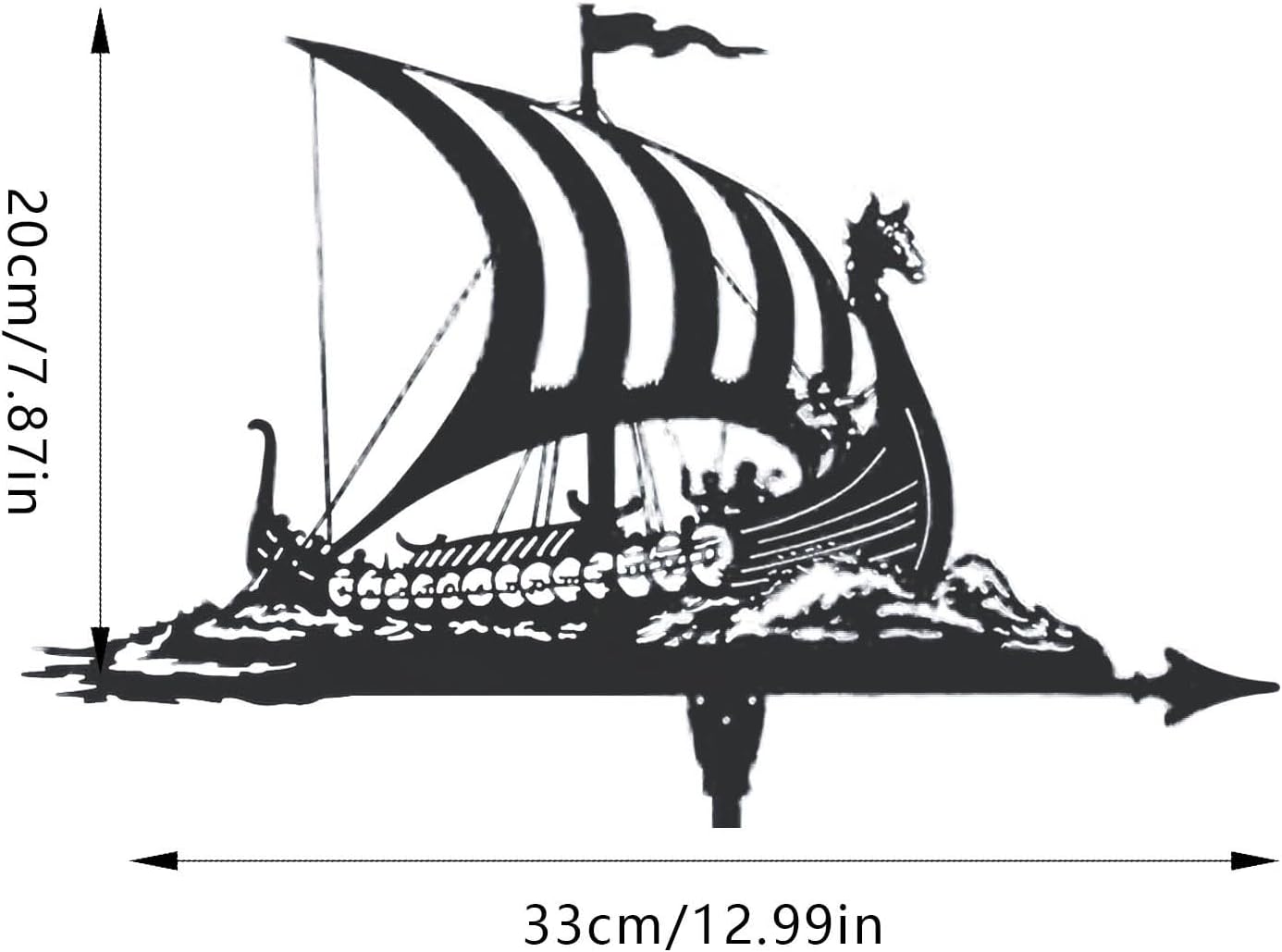 Veleta meteorológica de techo de hierro forjado de estilo europeo, veleta de decoración de techo, kit indicador de dirección del viento, soporte de