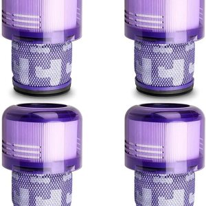 4 piezas de repuesto para Dyson V11 Torque Drive V11 Animal V15 Detectar Aspiradora Hepa Post Filter Filtros de vacío Parte 970013-02 4 piezas de repuesto para Dyson V11 Torque Drive V11 Animal V15 Detectar Aspiradora Hepa Post Filter Filtros de vacío Parte 970013-02