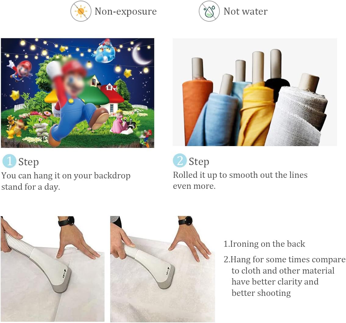 Super Bros – Telón de fondo para decoración de fiesta de revelación nocturna, pancarta con estrellas y puntos de estrellas, suministros para fiestas