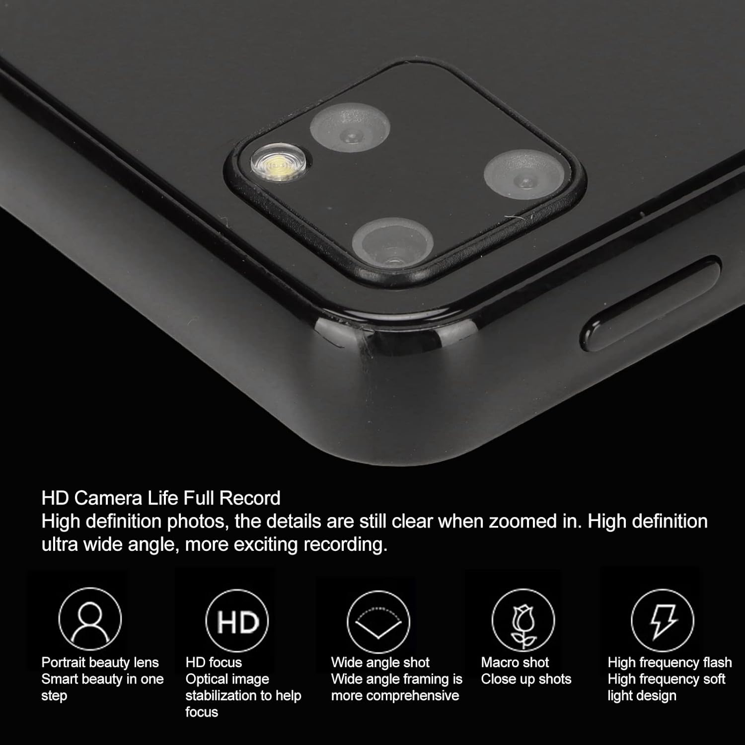 ASHATA Mini teléfono móvil, 3G pequeño teléfono inteligente desbloqueado, WiFi GPS, 1GB RAM 8GB ROM, Quad Core, 2.5in Android Cellpohone Soporte App