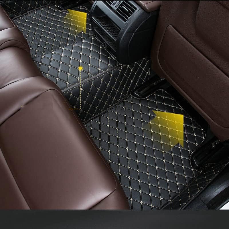 NGUMMS Tapetes para piso de automóvil, protección específica para todo tipo de clima, compatible con la mayoría del 98% de los autos, SUV (negro)