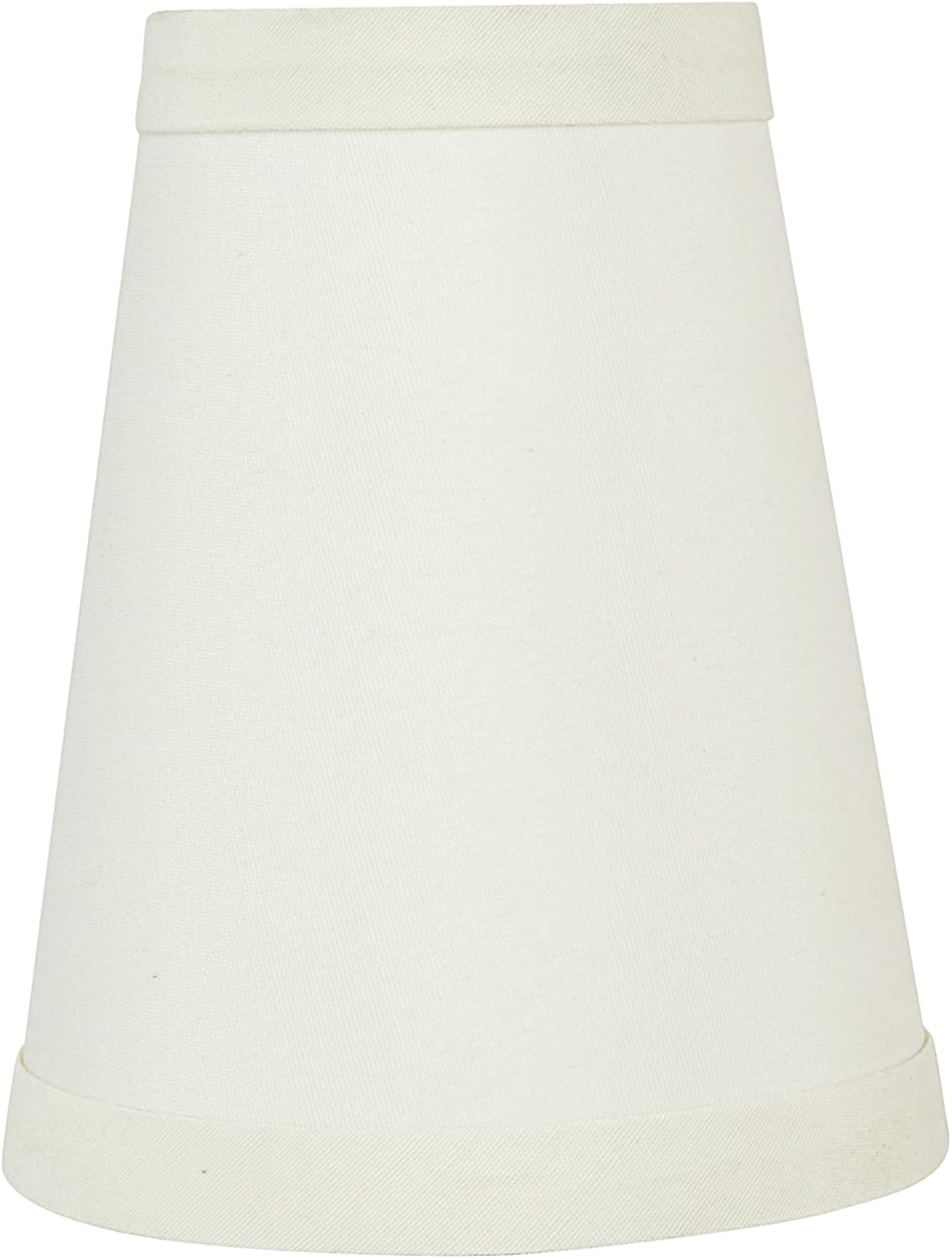 Aspen Creative 32666-2 Juego de pantallas de lámpara con clip con forma de imperio pequeño (paquete de 2), diseño de transición en blanco, 4