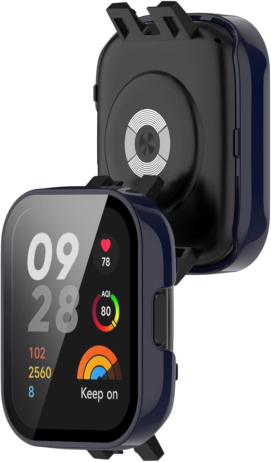PC+Funda protectora de pantalla de vidrio templado compatible con Xiaomi Redmi Watch 3Mi Watch Lite 3 Protector de pantalla para Xiaomi Redmi Watch