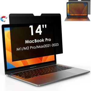 Yamaya Pantalla magnética de privacidad para laptop MacBook Pro de 14 pulgadas 2021 2023 (M1 ProM1 MaxM2 Pro M2 Max A2779A2442), pantalla de Yamaya Pantalla magnética de privacidad para laptop MacBook Pro de 14 pulgadas 2021 2023 (M1 ProM1 MaxM2 Pro M2 Max A2779A2442), pantalla de