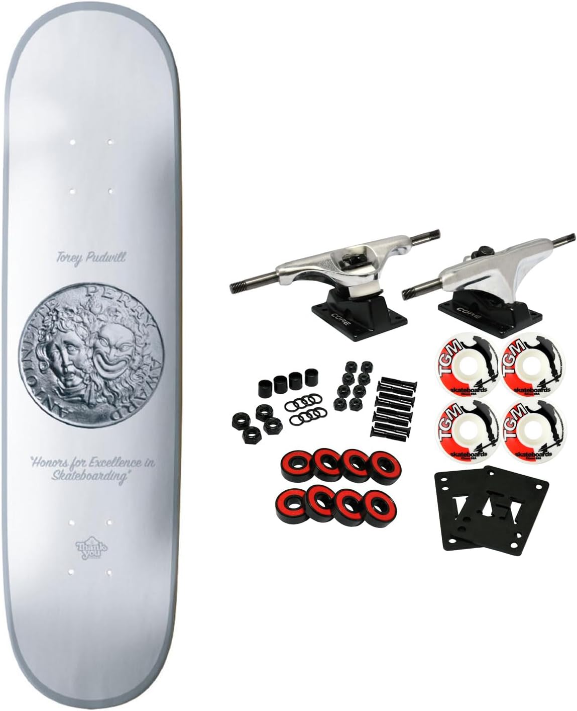 Thank You Skateboard Complete Torey Pudwill Excellence Award 8.0″