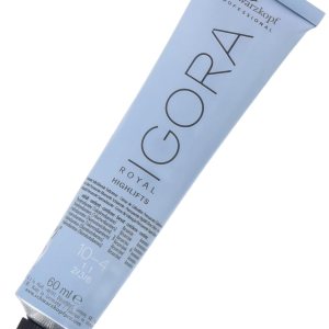 Schwarzkopf Igora Royal Highlifts Rubio Platino Beige 10-4 2.0 fl oz Schwarzkopf Igora Royal Highlifts Rubio Platino Beige 10-4 2.0 fl oz