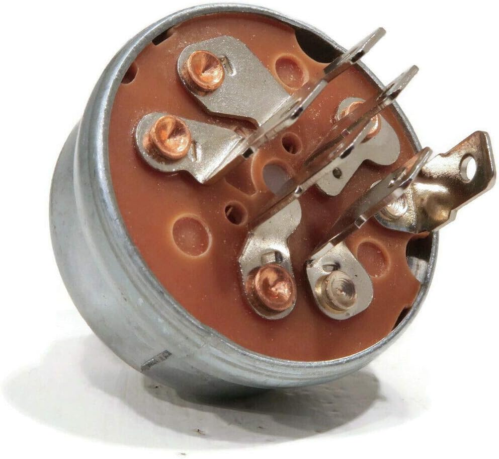 Interruptor de llave de encendido para John Deere 108, 111, 111H, 112L con plataforma de cortacésped de 38″, 46″