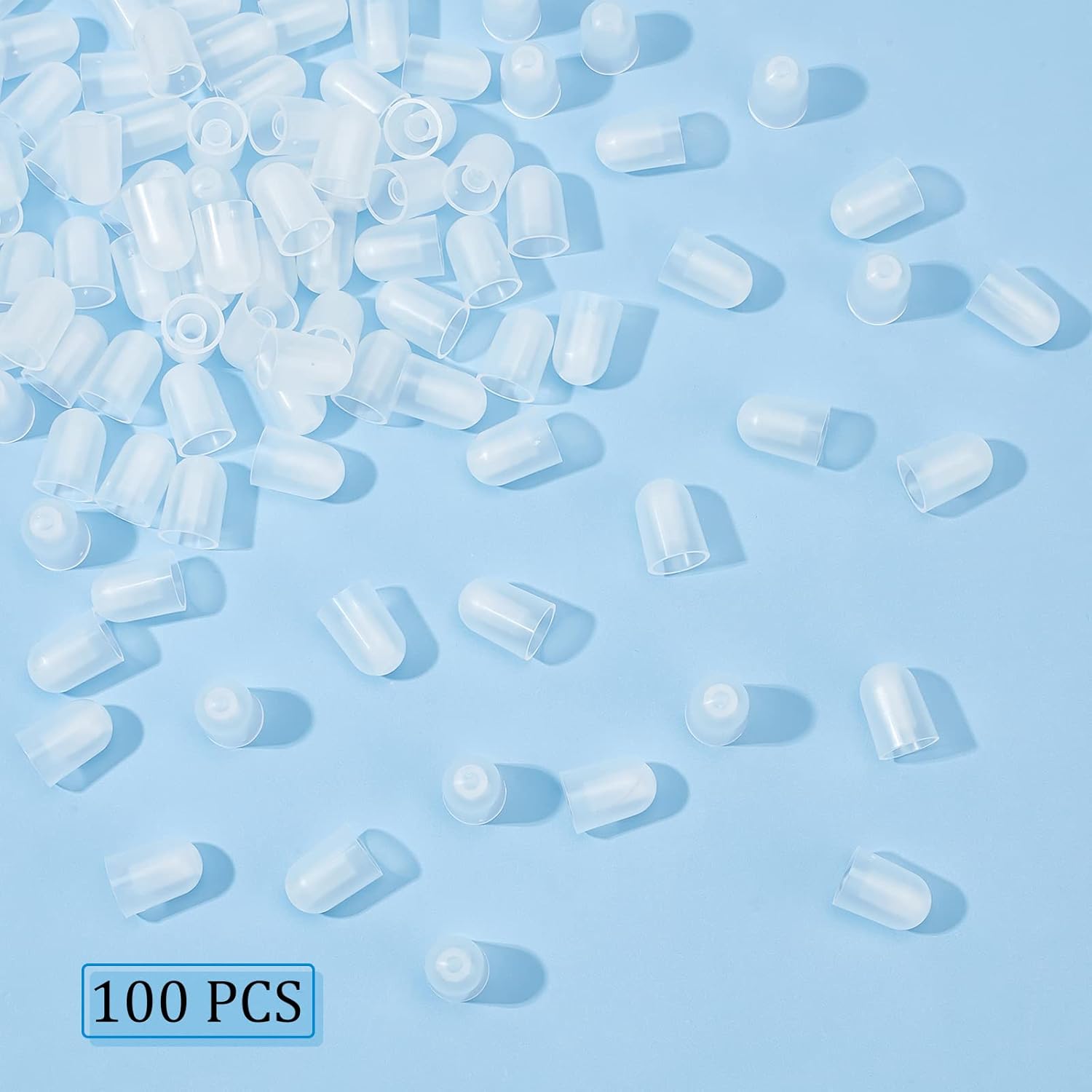 OLYCRAFT Tapa transparente de punta de jeringa para dispensación Luer Lock sin aguja Tapa de bloqueo Luer Lock para tubos de alimentación