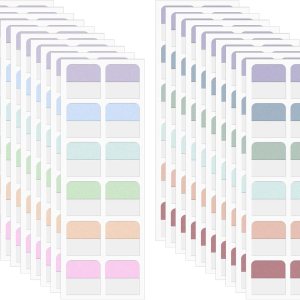 240 pestañas adhesivas de índice de colores, pestañas de índice adhesivas de libro reposicionables, pestañas de página para clasificar archivos de 240 pestañas adhesivas de índice de colores, pestañas de índice adhesivas de libro reposicionables, pestañas de página para clasificar archivos de