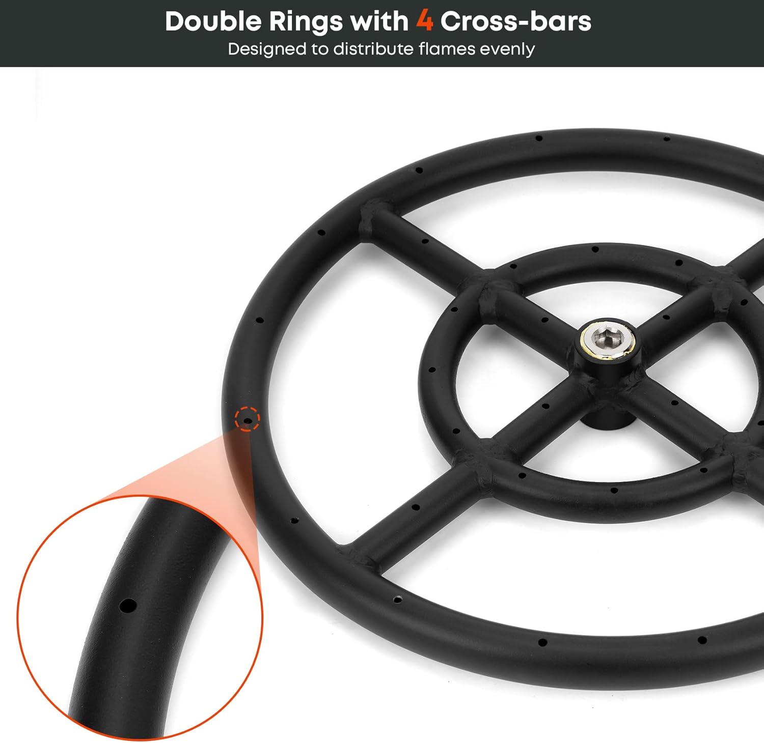 Stanbroil kit de instalación de anillo para fogatas., 12″ (30.5 cm)