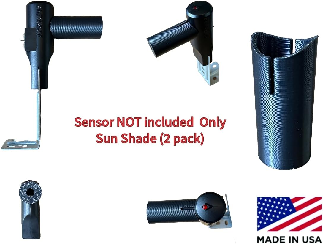 Protector solar para sensor de puerta de garaje  Protector solar para sensor de puerta de garaje compatible con sensores de puerta de garaje Genie y