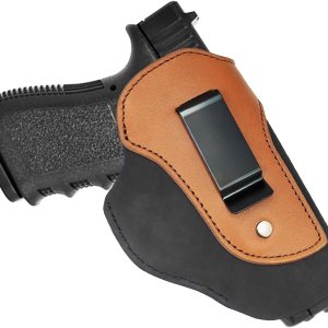 Funda de cuero IWB para Glock G17 G19 G22 P365-Ruger Security 9 Springfield XD y XDS Taurus G2C G3 G3C, etc. Funda de cuero IWB para Glock G17 G19 G22 P365-Ruger Security 9 Springfield XD y XDS Taurus G2C G3 G3C, etc.