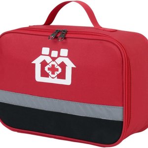 Bolsa organizadora de suministros médicos rojos, bolsa vacía para botiquín de primeros auxilios, bolsa de medicina de viaje para automóvil, hogar, Bolsa organizadora de suministros médicos rojos, bolsa vacía para botiquín de primeros auxilios, bolsa de medicina de viaje para automóvil, hogar,