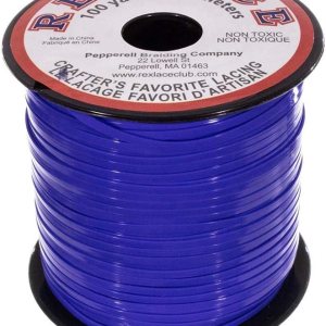 Craft County Rexlace Plastic Craft Lace – Cordón para manualidades, 332 pulgadas (azul rey) Craft County Rexlace Plastic Craft Lace – Cordón para manualidades, 332 pulgadas (azul rey)