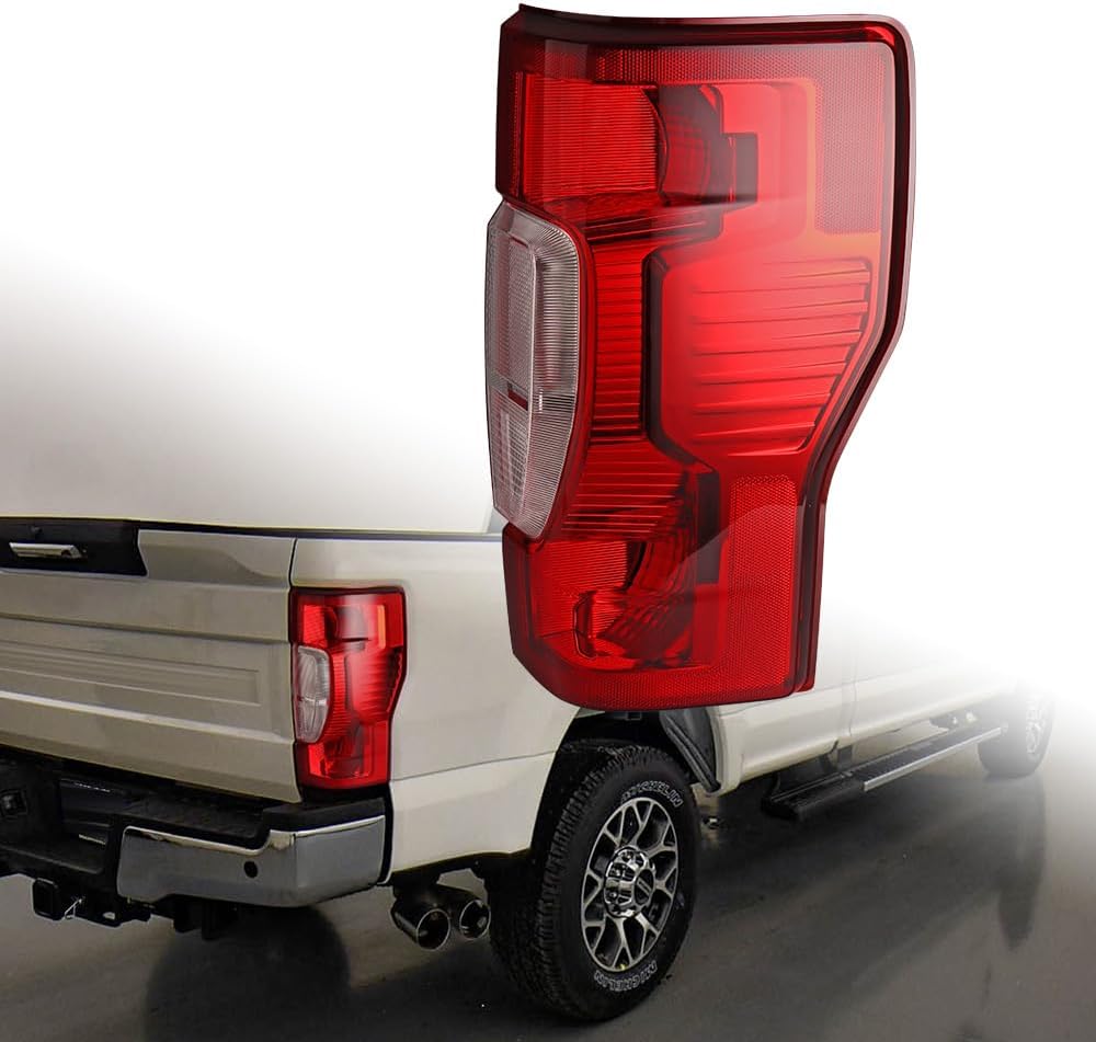 Luces traseras derechas para pasajero, lámpara trasera de freno compatible con Ford F250 F350 F450 Super Duty XL XLT Lariat King Ranch Regular Super
