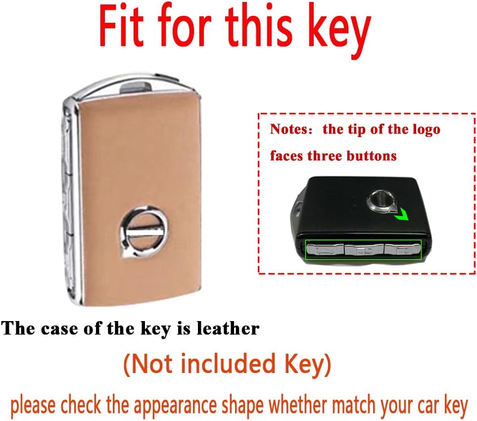SANRILY Funda luminosa para llavero inteligente para Volvo XC40 XC60 XC90 S90 S60 V60 V90 sin llave con llavero negro