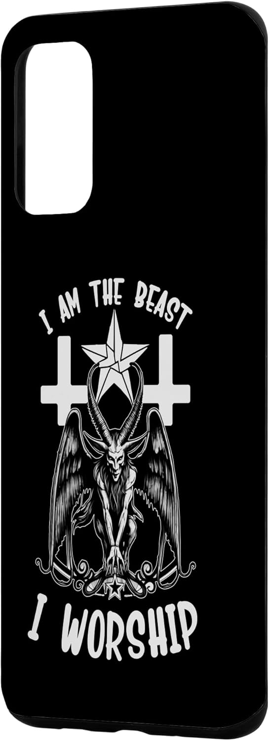 Galaxy S20+ Ave Satanas – Funda oculta con símbolo de cabra satánica