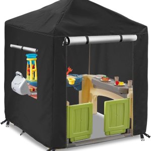 Funda impermeable para casa de juegos para niños y exteriores, adecuada para casa de juegos Step2 y casa de juegos del mismo tamaño que otras marcas Funda impermeable para casa de juegos para niños y exteriores, adecuada para casa de juegos Step2 y casa de juegos del mismo tamaño que otras marcas