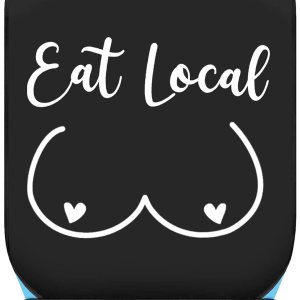 Eat Local – Baberos para adultos con recogedor de migas, bromas de mordaza, regalo ajustable, protectores de ropa para comer Eat Local – Baberos para adultos con recogedor de migas, bromas de mordaza, regalo ajustable, protectores de ropa para comer