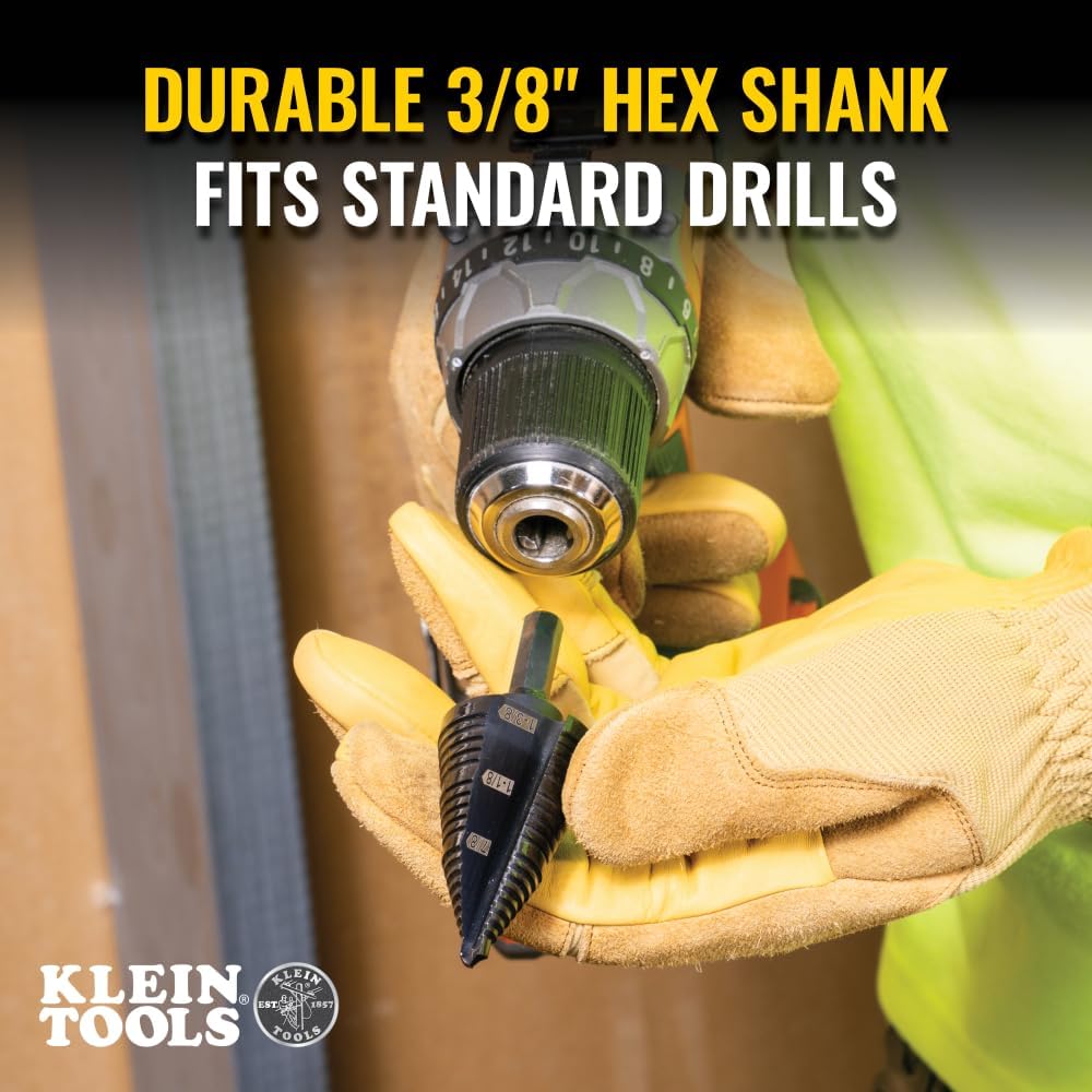 Klein Tools broca escalonada con ondulado doble